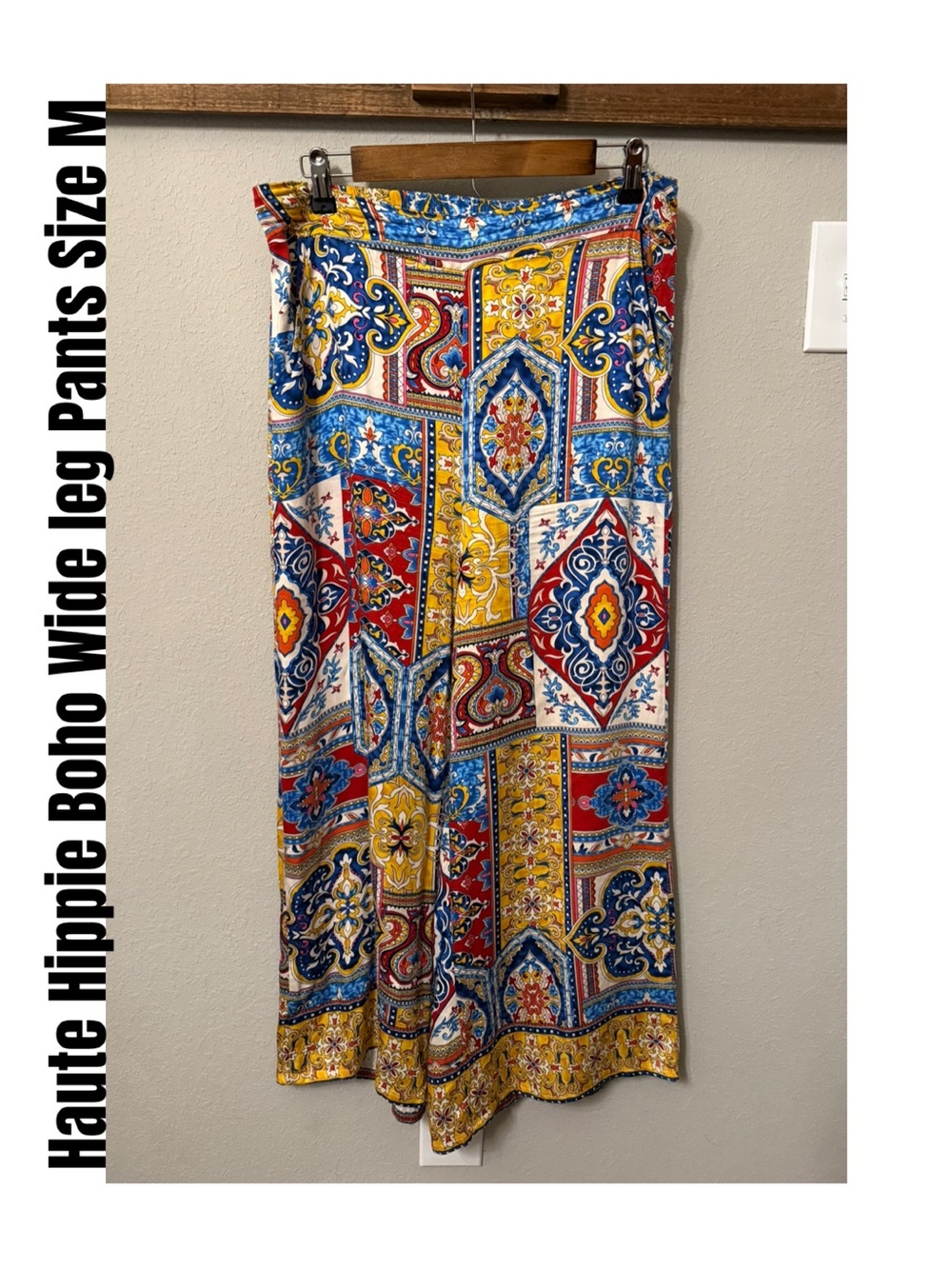 Haute Hippie Boho Wide leg Pants Size M